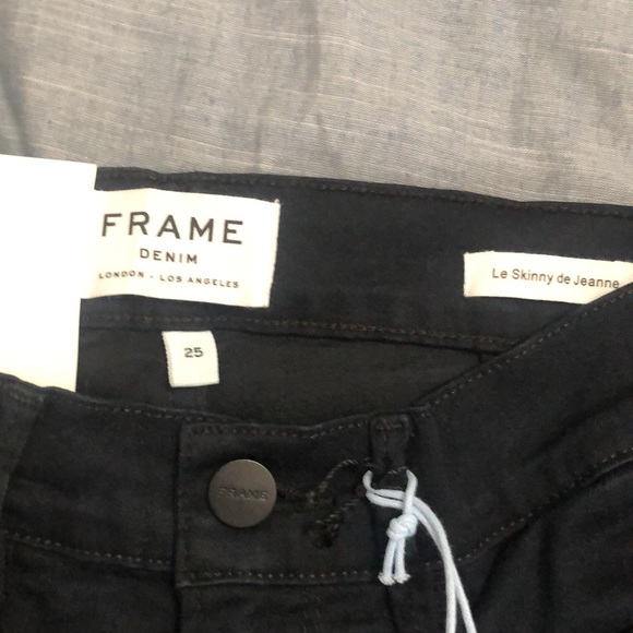 Frame Mid Rise Skinny Fit Flare Jeans - Picture 2 of 4